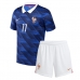Camiseta Francia Michael Olise #11 Primera Equipación Replica Mundial 2026 para niños mangas cortas (+ Pantalones cortos)